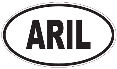ARIL - Oval Sticker