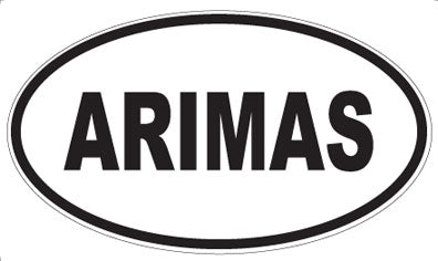 ARIMAS - Oval Sticker