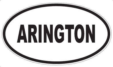ARINGTON - Oval Sticker