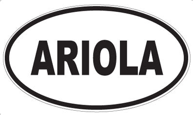 ARIOLA - Oval Magnet