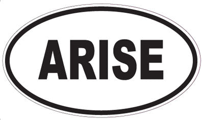 ARISE - Oval Sticker