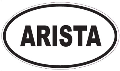 ARISTA - Oval Sticker