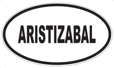 ARISTIZABAL - Oval Magnet