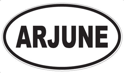 ARJUNE - Oval Sticker