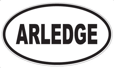 ARLEDGE - Oval Magnet