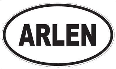 ARLEN - Oval Magnet