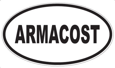 ARMACOST - Oval Magnet