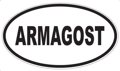 ARMAGOST - Oval Sticker