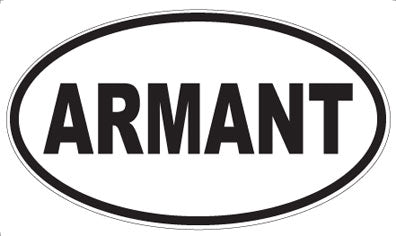 ARMANT - Oval Sticker