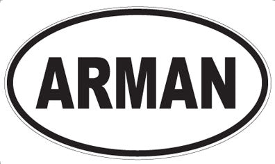 ARMAN - Oval Magnet