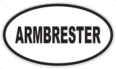 ARMBRESTER - Oval Magnet