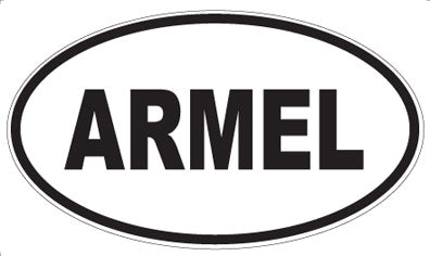 ARMEL - Oval Sticker
