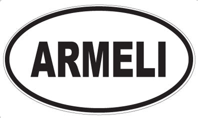 ARMELI - Oval Sticker