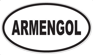 ARMENGOL - Oval Sticker