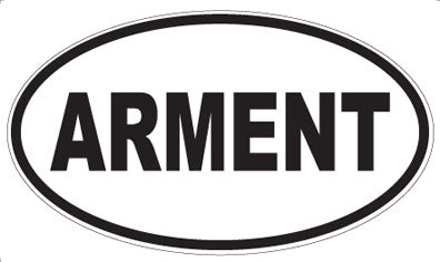 ARMENT - Oval Sticker