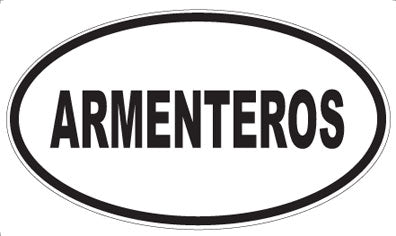 ARMENTEROS - Oval Magnet