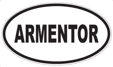 ARMENTOR - Oval Sticker