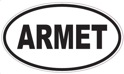 ARMET - Oval Sticker