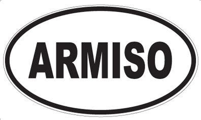 ARMISO - Oval Sticker