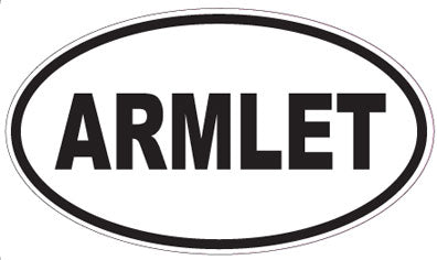 ARMLET - Oval Sticker