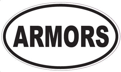 ARMORS - Oval Sticker