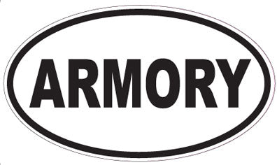 ARMORY - Oval Sticker
