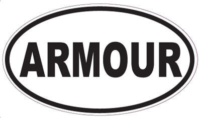 ARMOUR - Oval Sticker