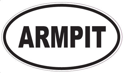 ARMPIT - Oval Sticker
