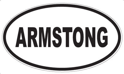 ARMSTONG - Oval Sticker