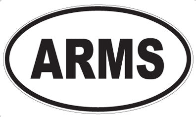 ARMS - Oval Magnet