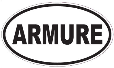 ARMURE - Oval Sticker