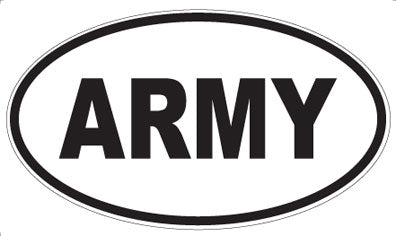 ARMY - Oval Magnet