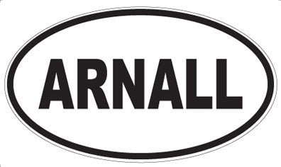 ARNALL - Oval Sticker