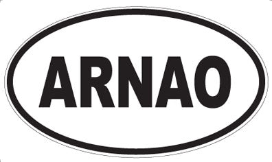 ARNAO - Oval Sticker