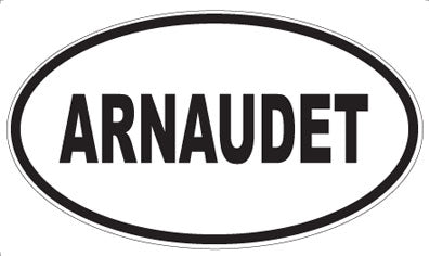 ARNAUDET - Oval Sticker