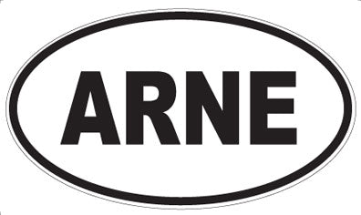 ARNE - Oval Sticker