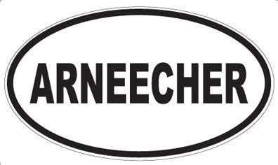 ARNEECHER - Oval Magnet