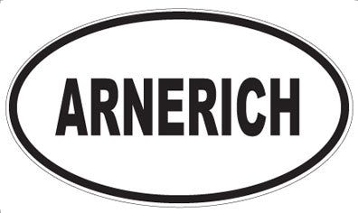 ARNERICH - Oval Sticker