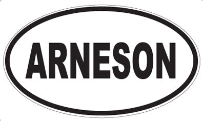 ARNESON - Oval Sticker