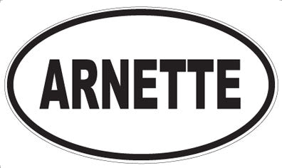 ARNETTE - Oval Sticker