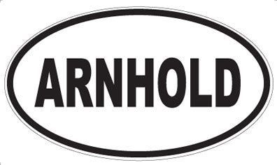 ARNHOLD - Oval Sticker