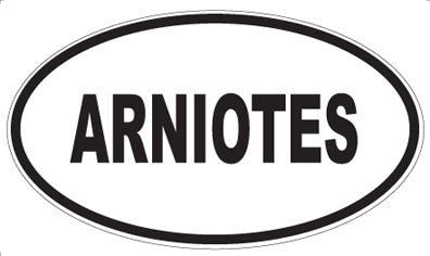 ARNIOTES - Oval Sticker