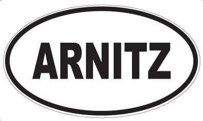 ARNITZ - Oval Sticker
