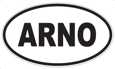 ARNO - Oval Sticker