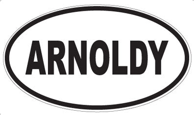 ARNOLDY - Oval Magnet