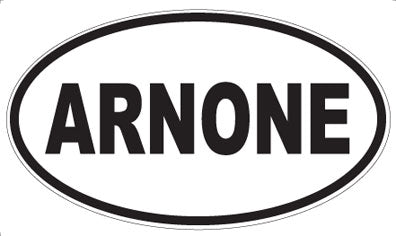 ARNONE - Oval Sticker