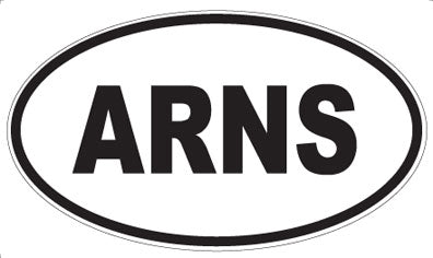 ARNS - Oval Sticker