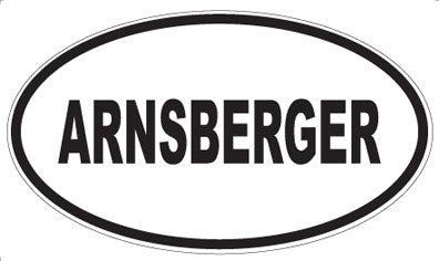 ARNSBERGER - Oval Magnet