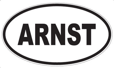 ARNST - Oval Sticker