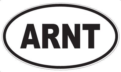 ARNT - Oval Sticker